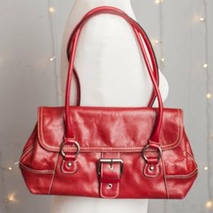 Giani Bernini red shoulder purse